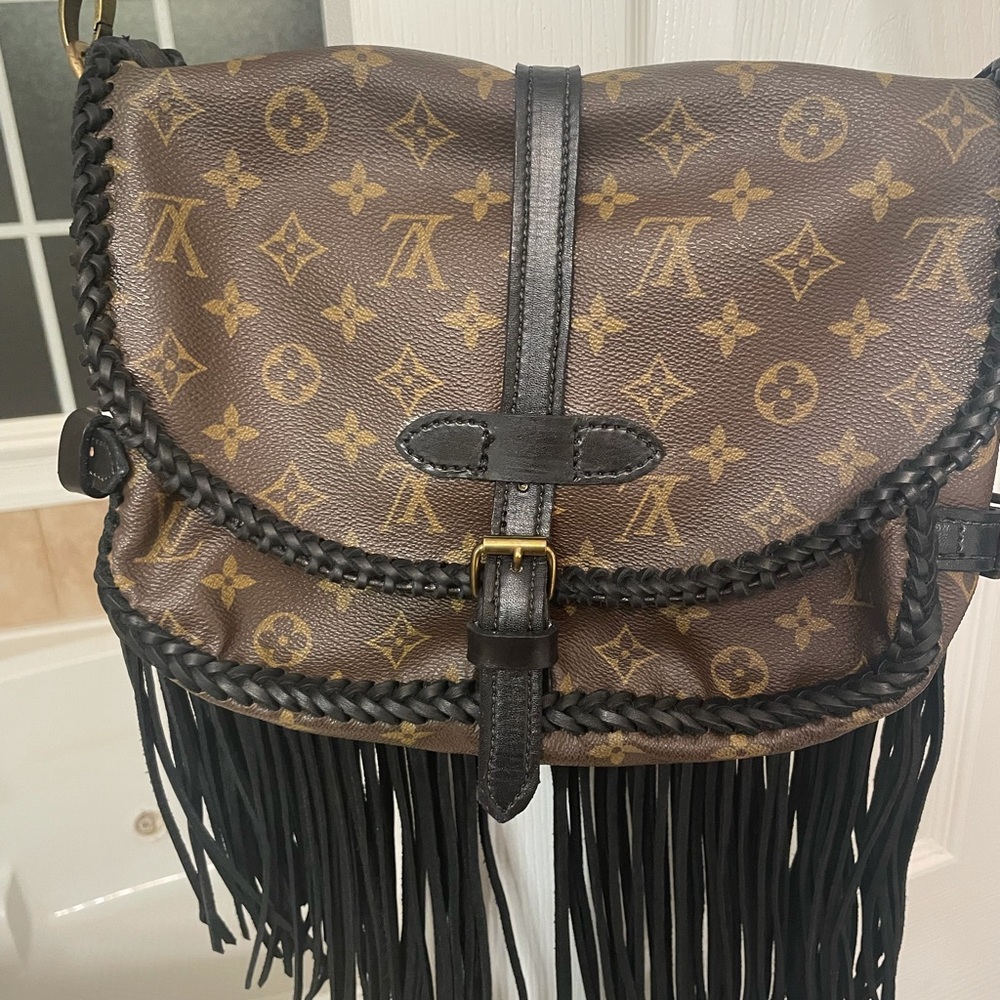 vintage boho satchel crossbody - Picture 6 of 16